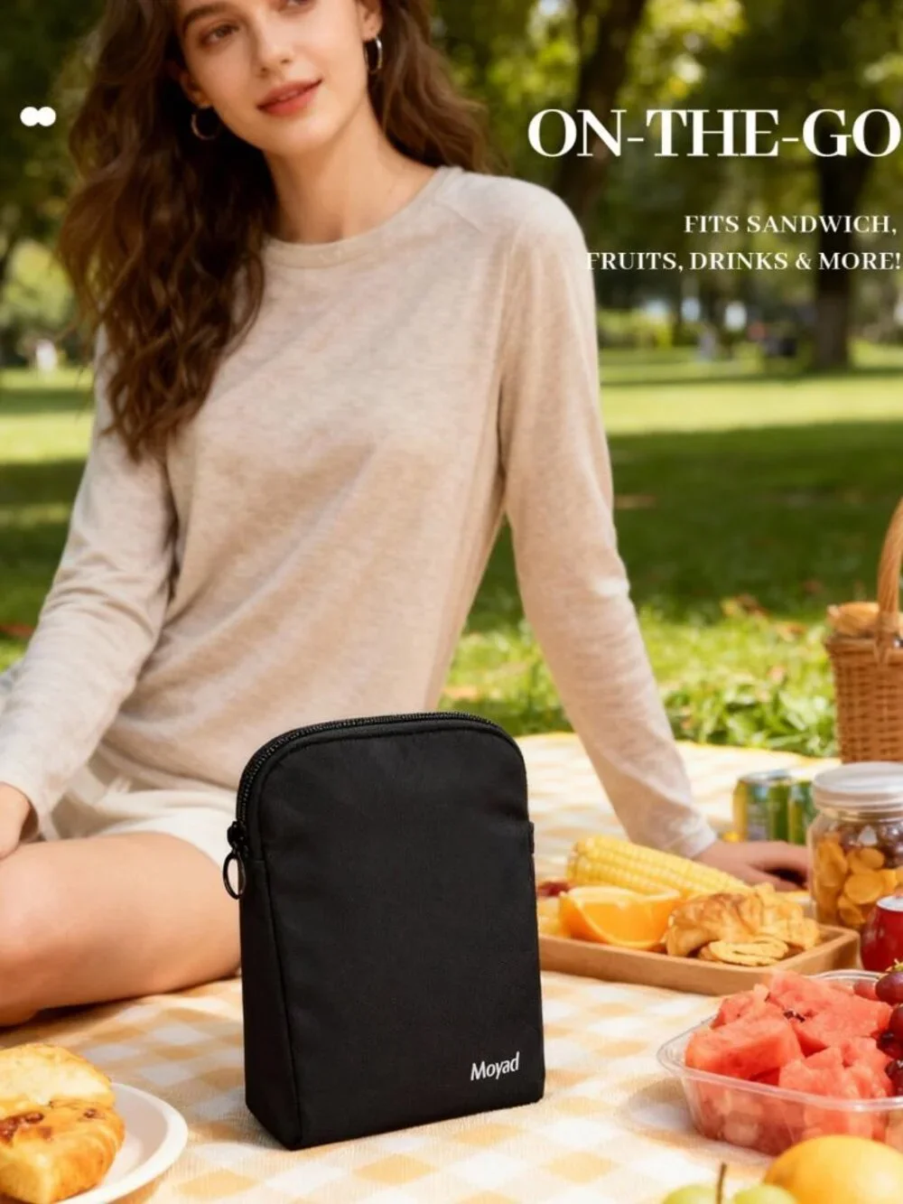 Insulated Lunch Bags 2-Pack | Small Snack Pouches for On-the-Go Meals